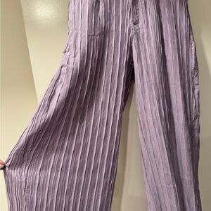 Nasty Gal Lavender Wide Leg Pants
